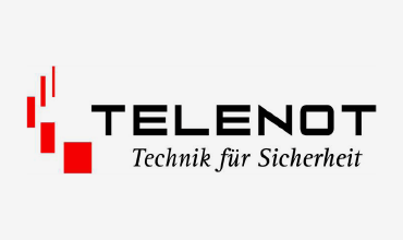 TELENOT-Logo - Zuverlässige kabelgebundene Alarmanlagen